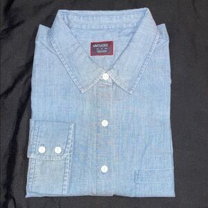 UNTUCKit  Blue Casual Shirt